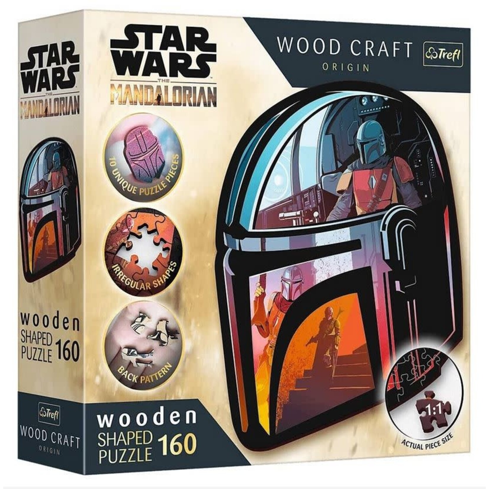 Star Wars: The Mandalorian - 160 Piece Wood Puzzle