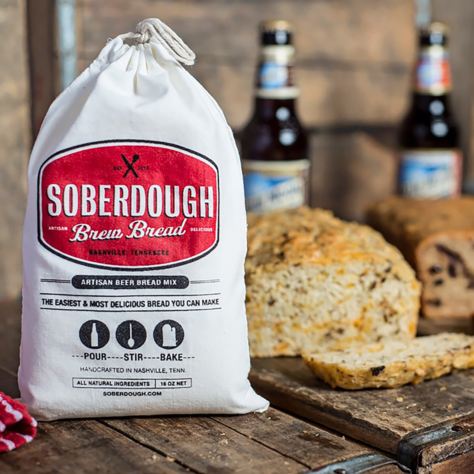 Soberdough Bread Mix: Cheesy Garlic