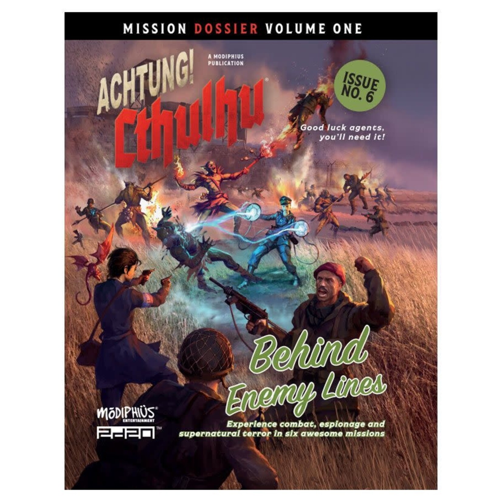 Achtung! Cthulhu 2d20 RPG Adventure Mission Dossier 1: Behind Enemy Lines