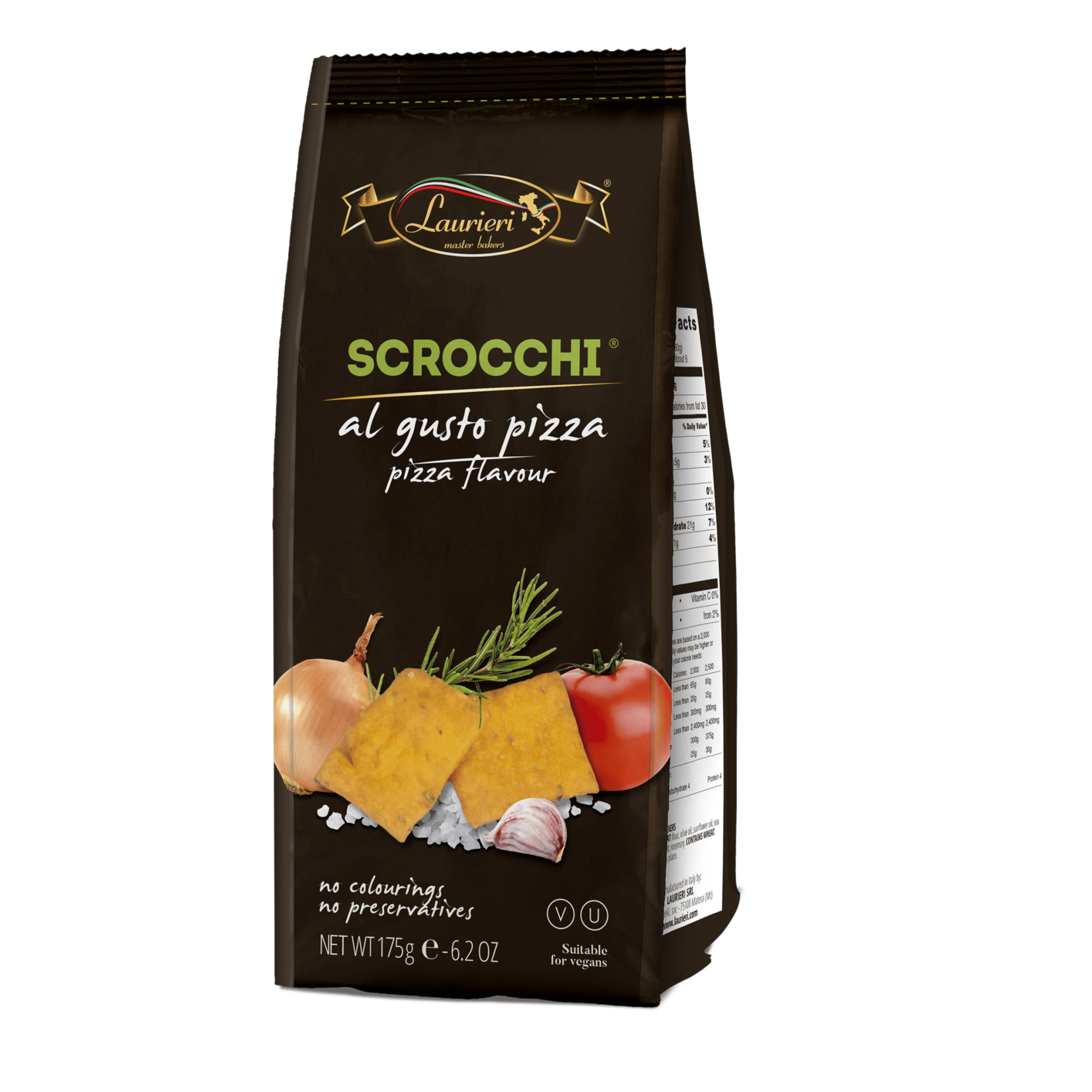 Laurieri: Scrocchi Pizza Italian Thin Crackers