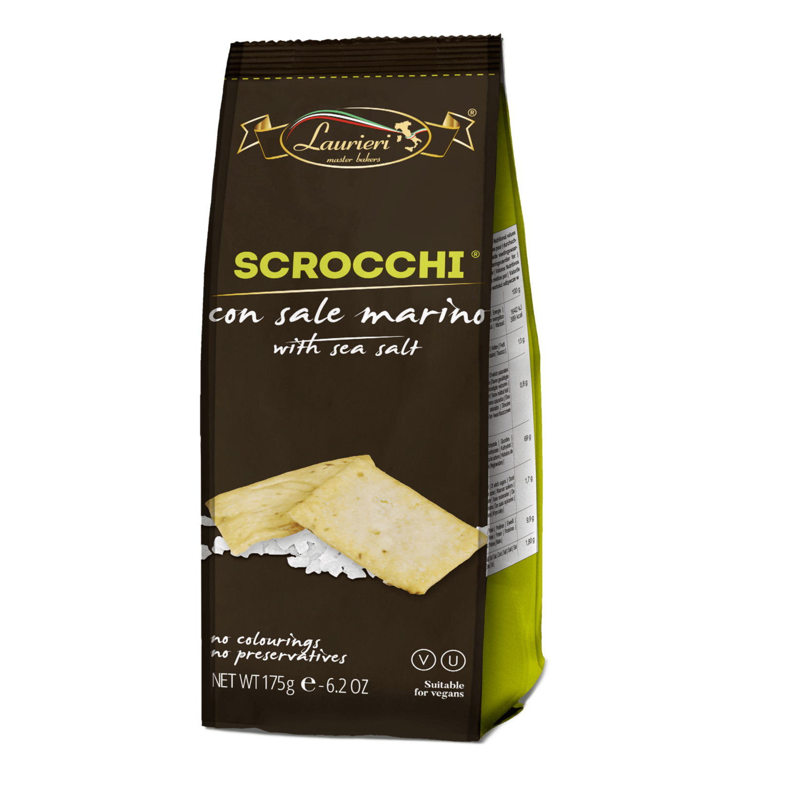 Laurieri: Scrocchi Sea Salt Italian Thin Crackers