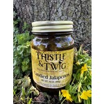 Thistle and Twig Pickles: Candied Jalapenos 16 oz