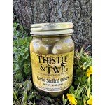 Thistle and Twig Olives: Garlic Stuffed Olives 16 oz