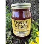 Thistle and Twig Preserves: Strawberry Rhubarb 16 oz