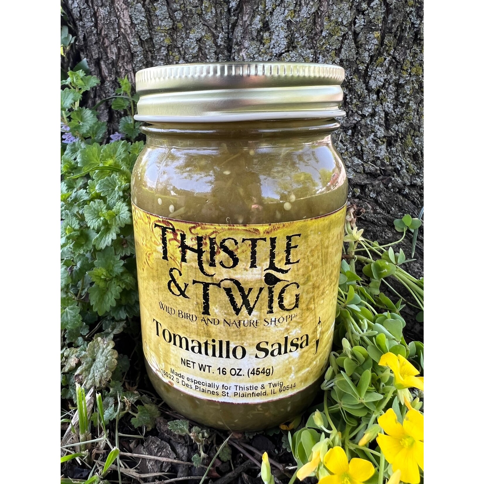 Thistle and Twig Salsa: Tomatillo (Medium) 16 oz