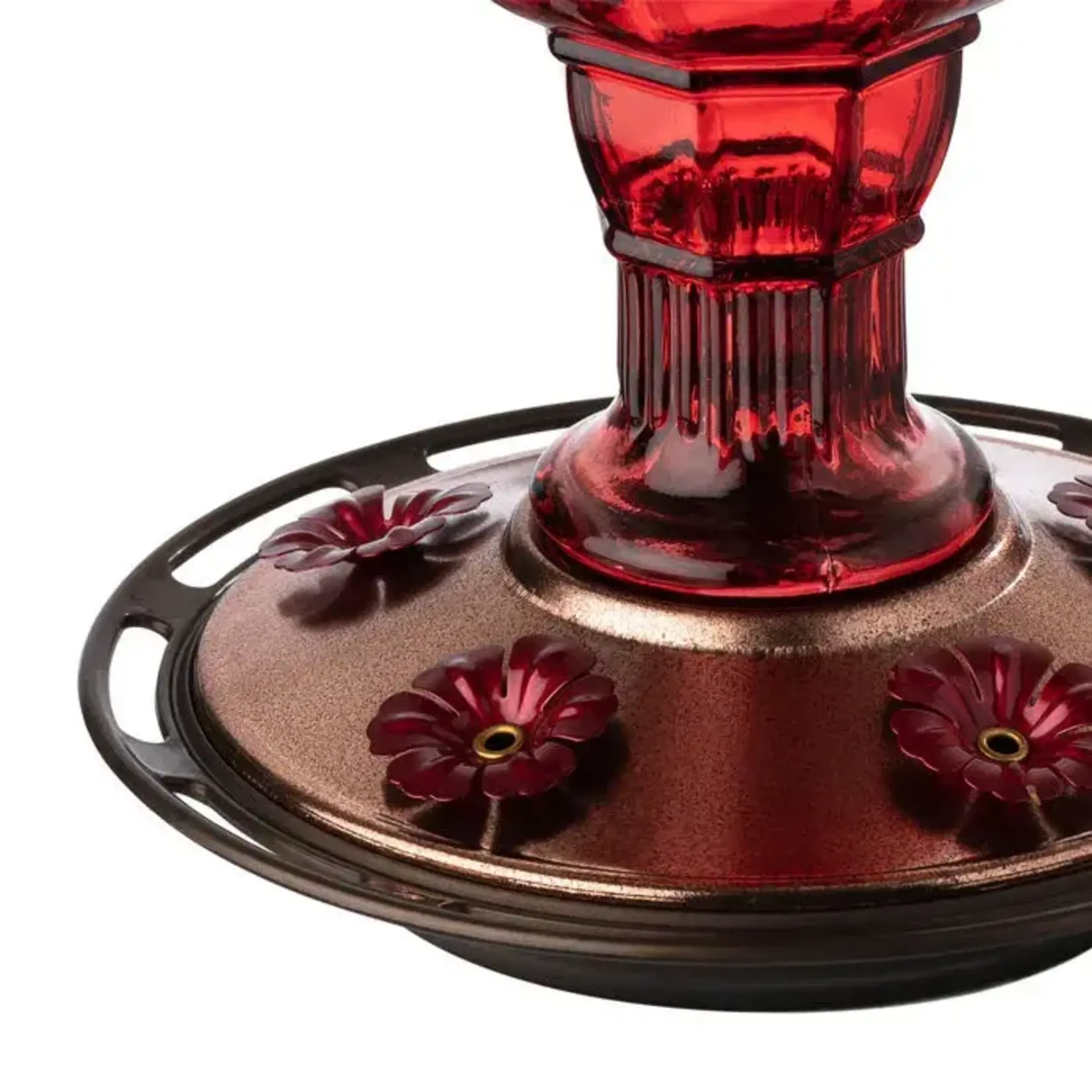 Jewel Red Bottle Hummingbird Feeder 20oz