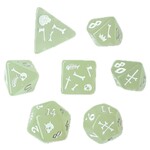 7-Set Gelatinous Cube (Glow) Dice Set