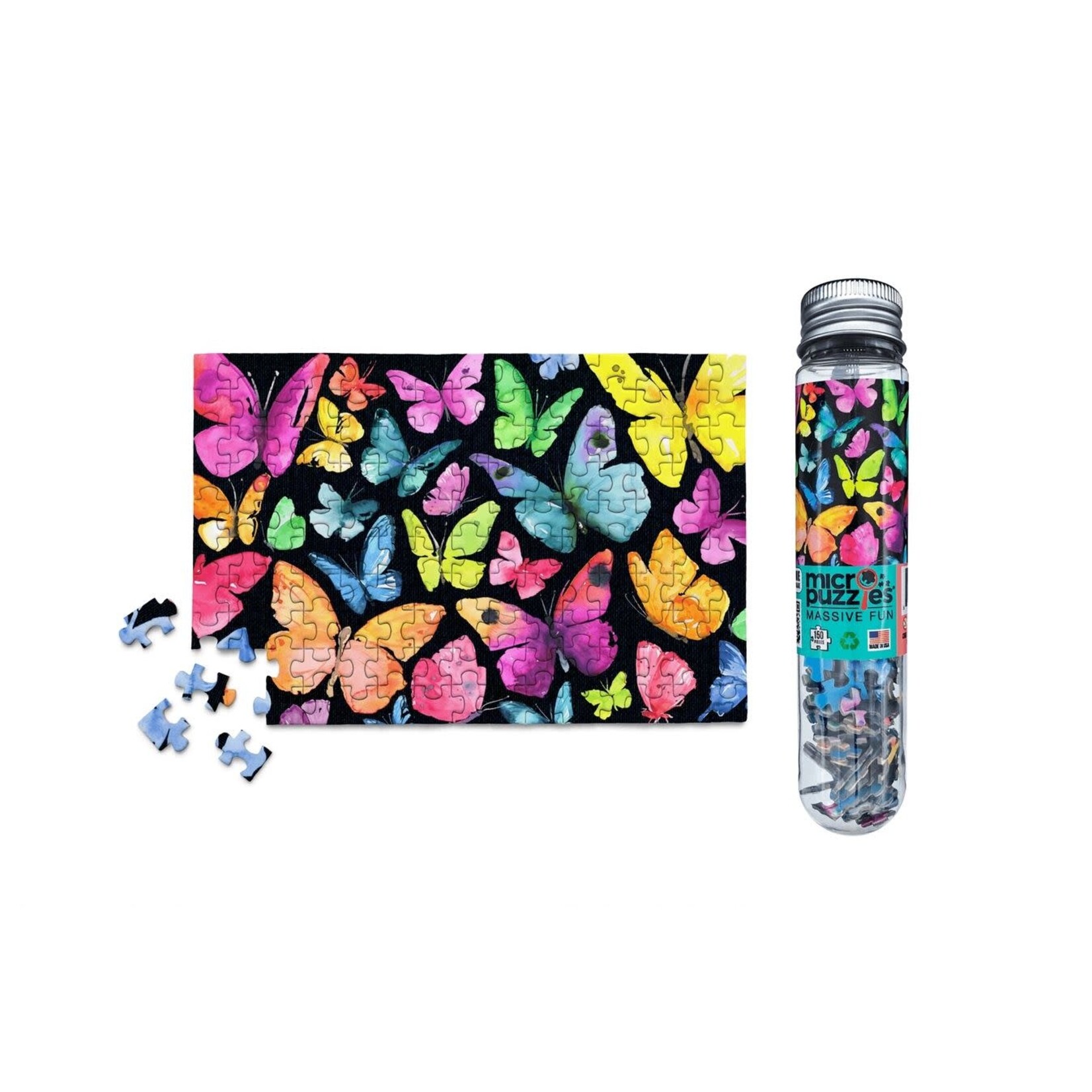 MicroPuzzles: Butterflies - 150 Piece Mini Jigsaw Puzzle