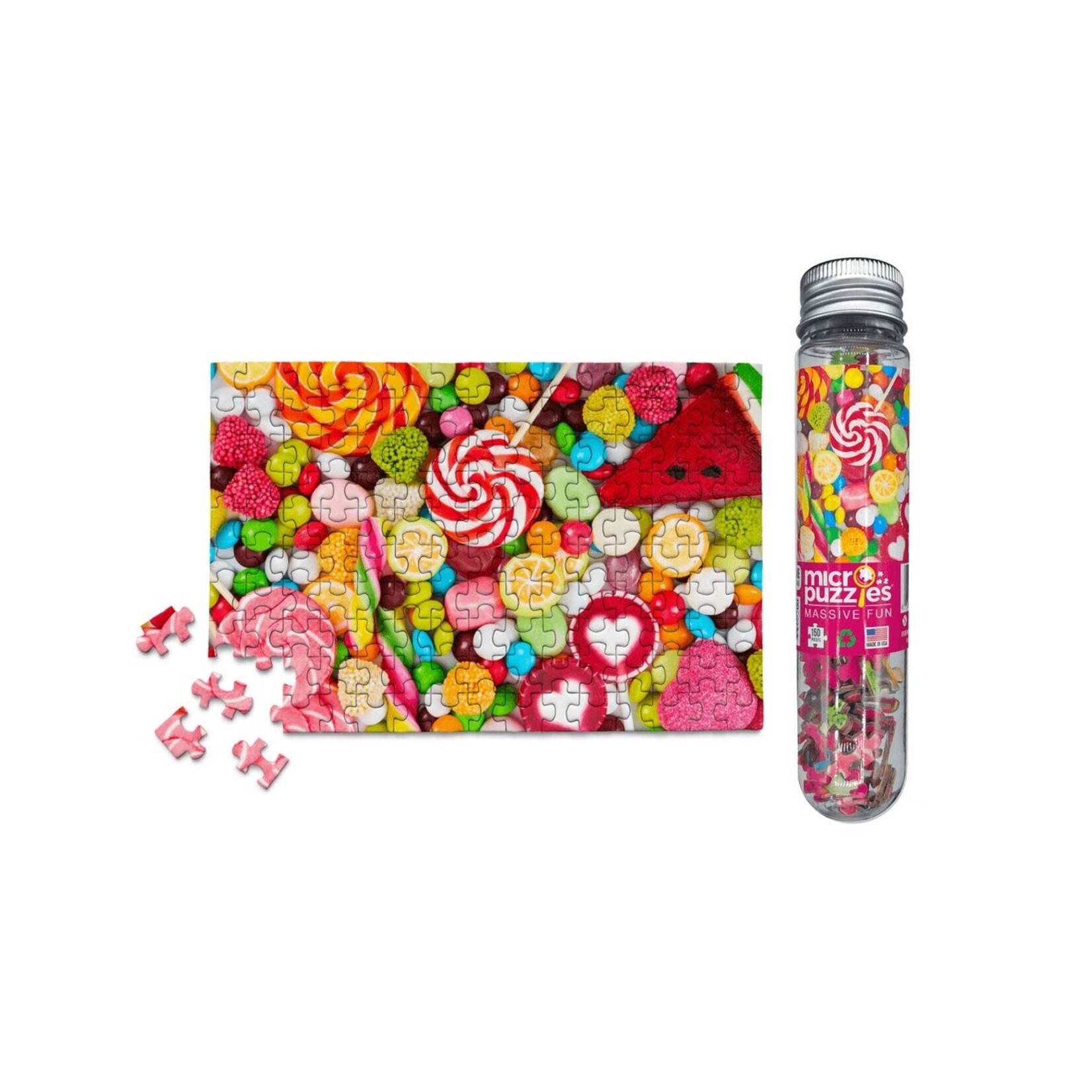 MicroPuzzles: Candy - 150 Piece Mini Jigsaw Puzzle