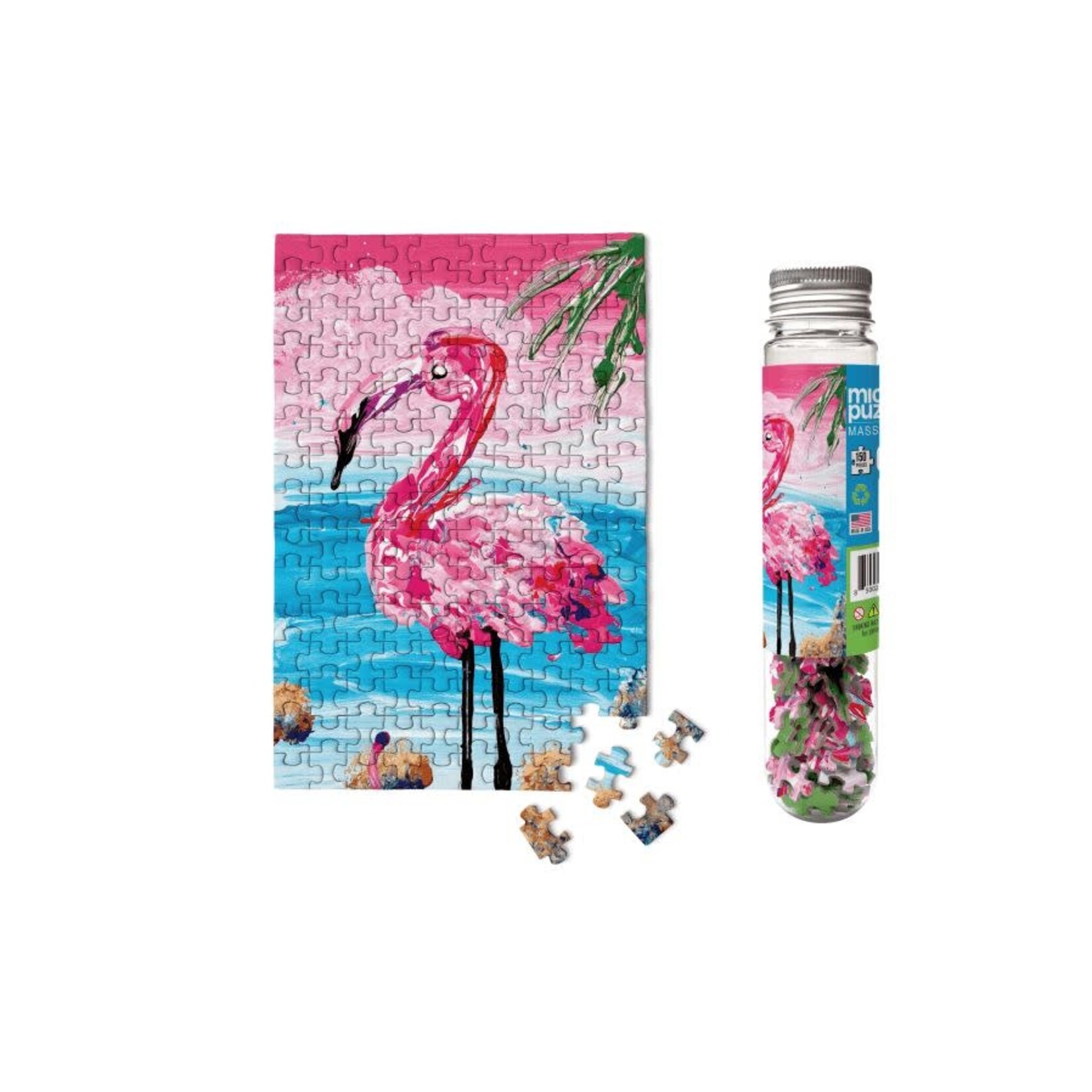 MicroPuzzles: Flamingo - 150 Piece Mini Jigsaw Puzzle