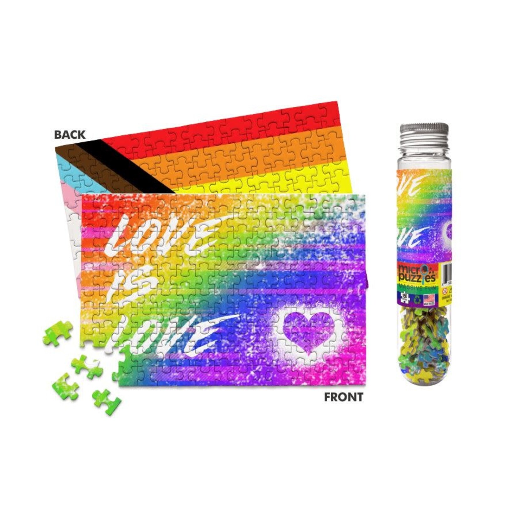 MicroPuzzles: Love is Love - 150 Piece Mini Jigsaw Puzzle