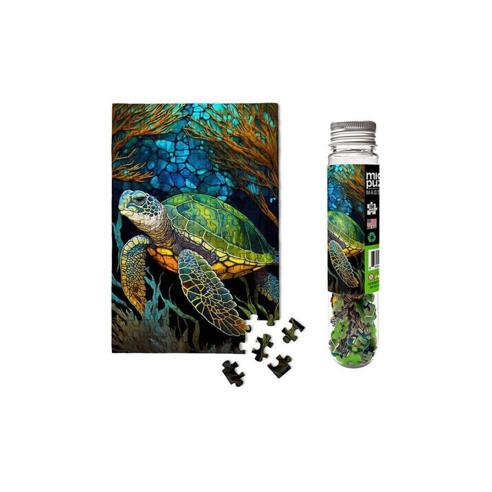 MicroPuzzles: Sea Turtle - 150 Piece Mini Jigsaw Puzzle
