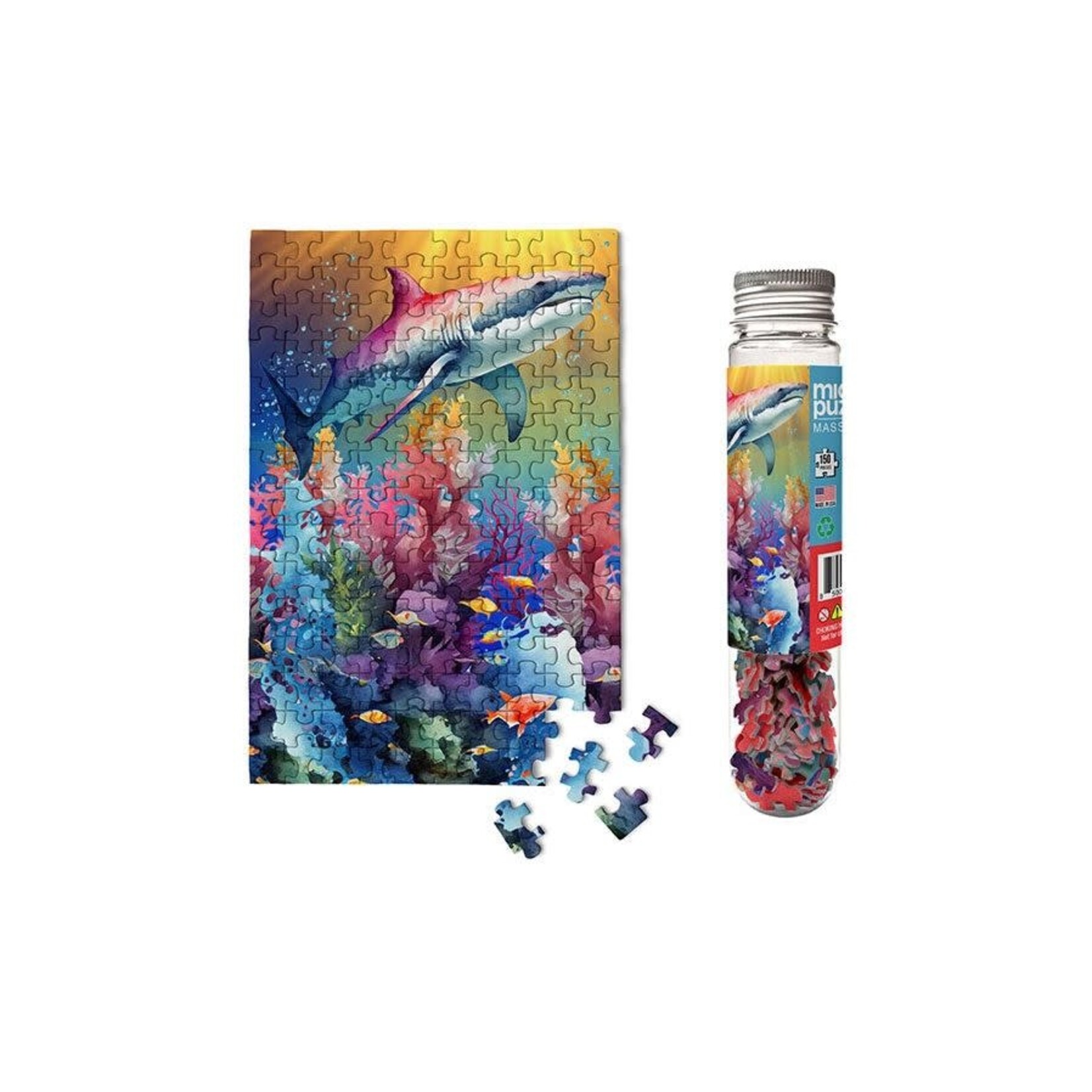 MicroPuzzles: Shark Reef - 150 Piece Mini Jigsaw Puzzle