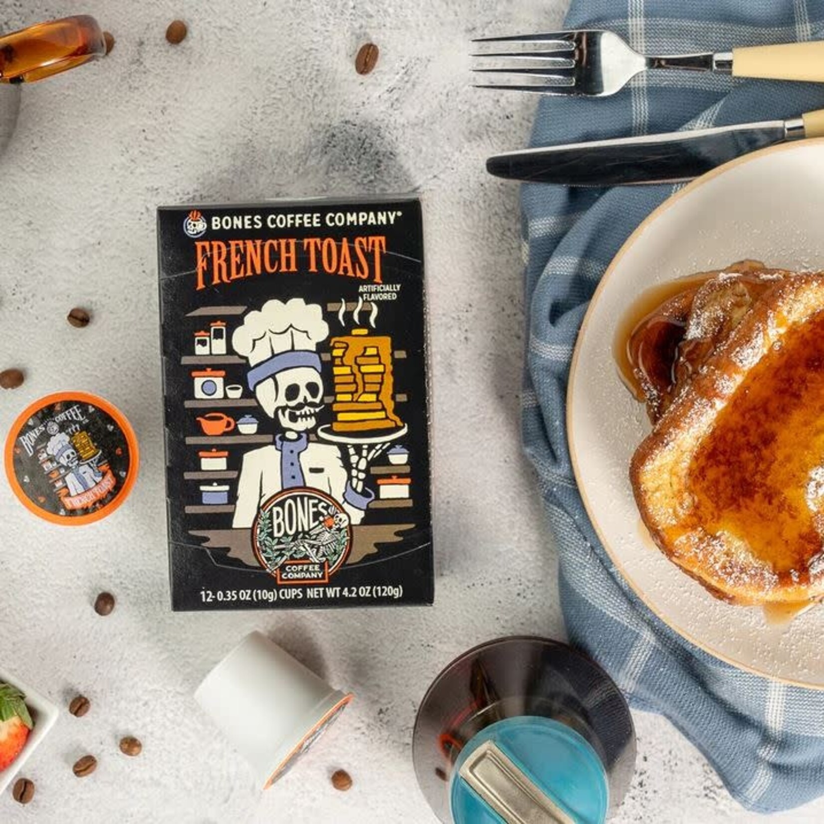 Bones Coffee: French Toast Bones Cups 12ct