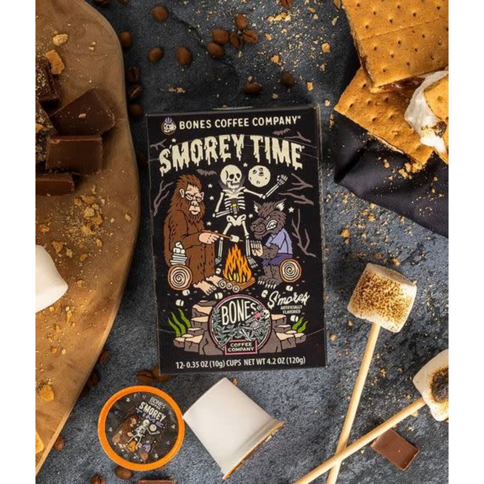 Bones Coffee: S'morey Time Bones Cups 12ct