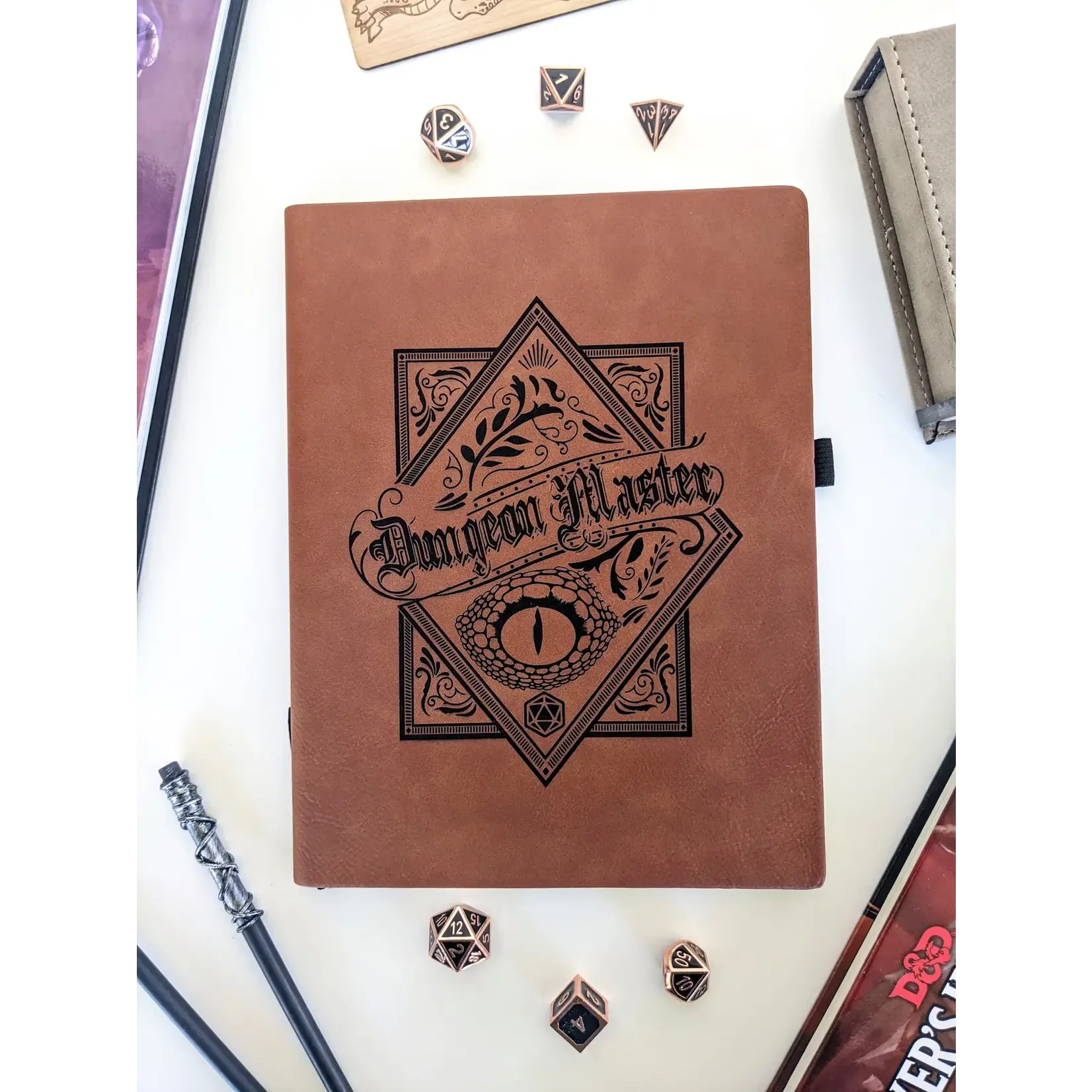 Vegan Leather Journal: D&D Campaign - Vintage Dungeon Master