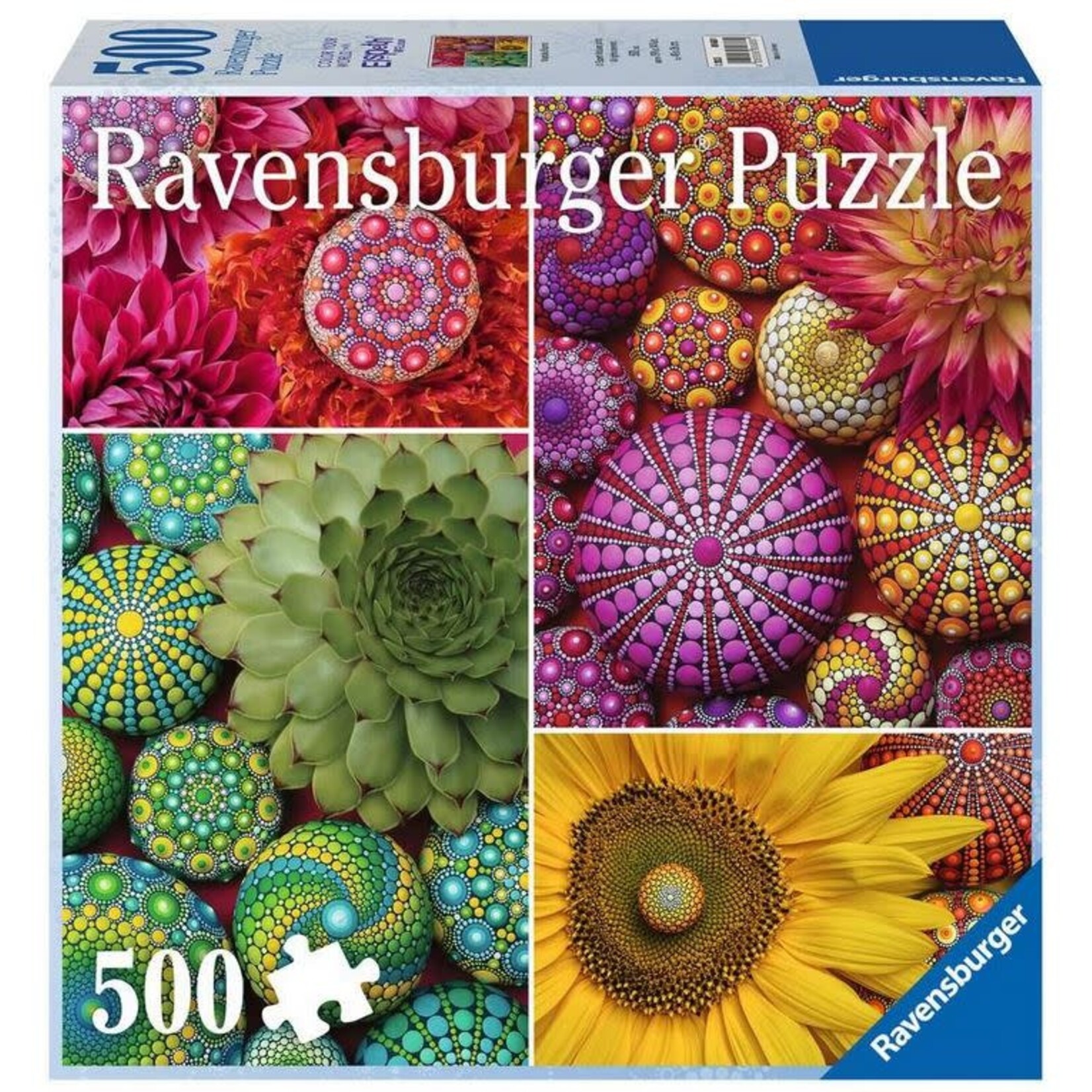 Elspeth McLean: Mandala Blooms 500 Piece Puzzle