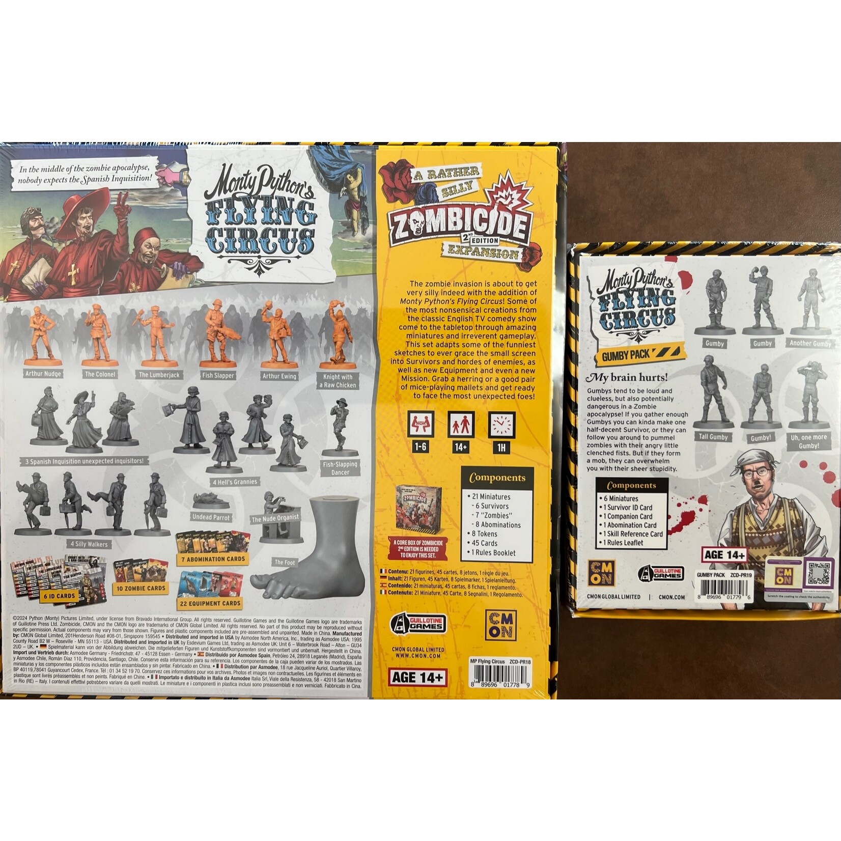 Zombicide: Monty Python's Flying Circus Exclusive Bundle