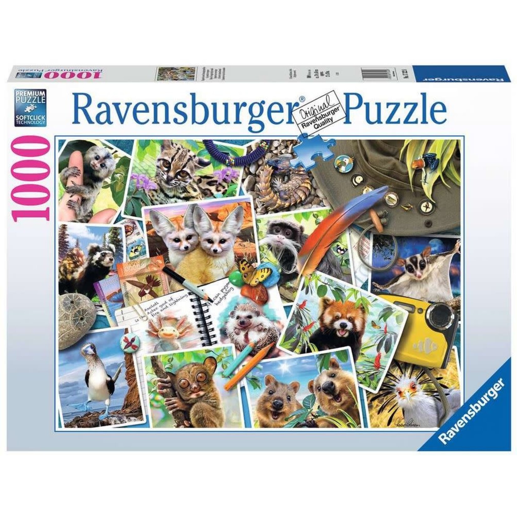A Traveler's Animal Journal 1000 Piece Puzzle