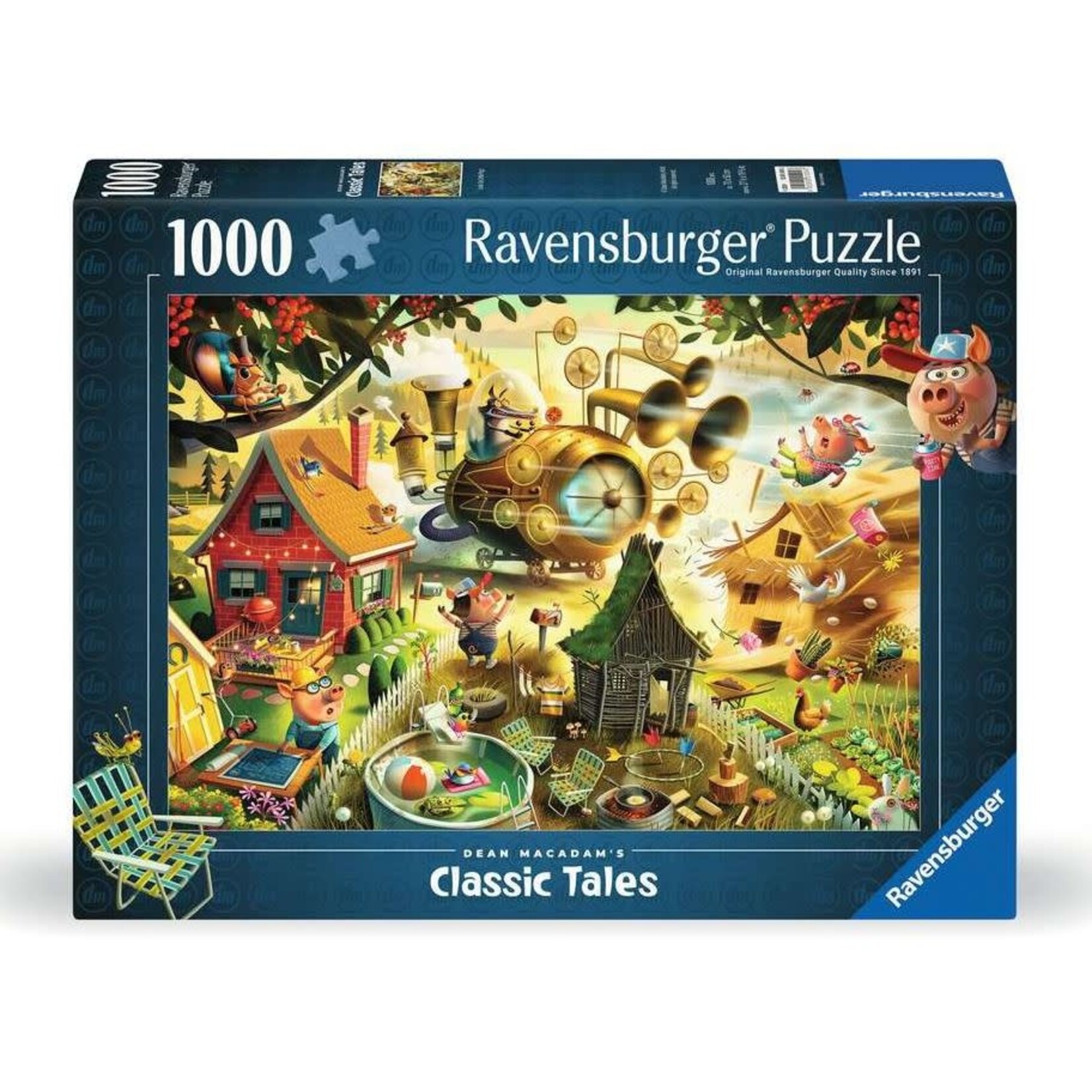 MacAdam: Look Out Little Pigs 1000 Piece Puzzle