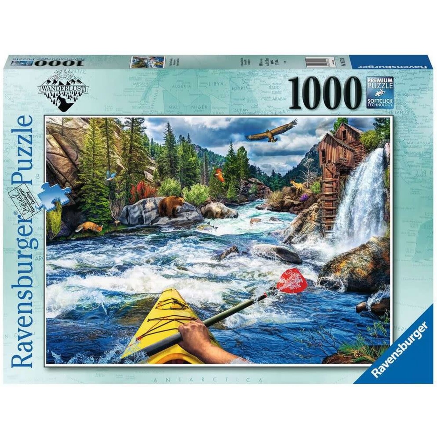 White Water Kayaking 1000 Piece Puzzle