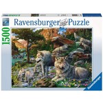 Wolves in Spring 1500 Piece Puzzle