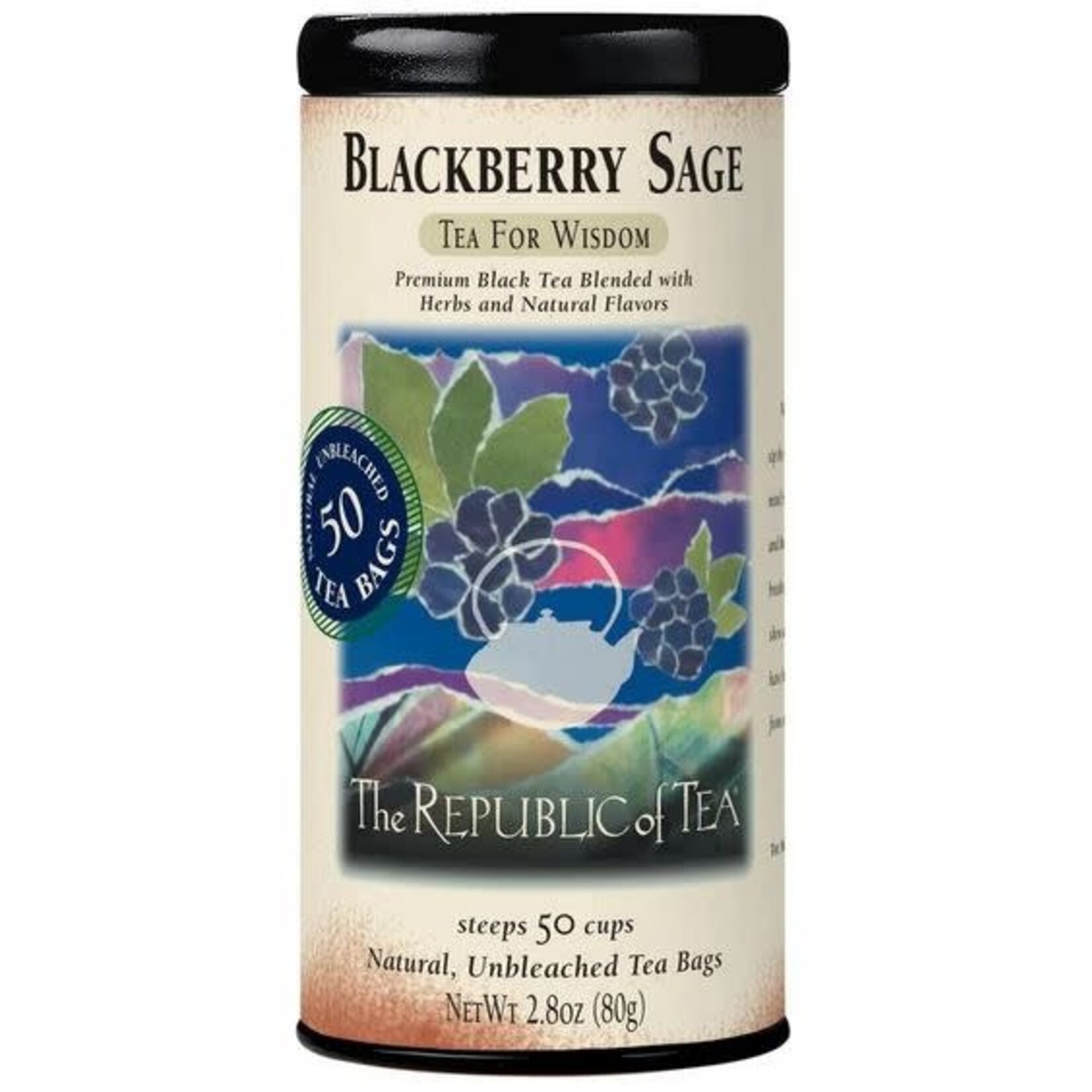Tea: Blackberry Sage Black (50 Tea Bags)