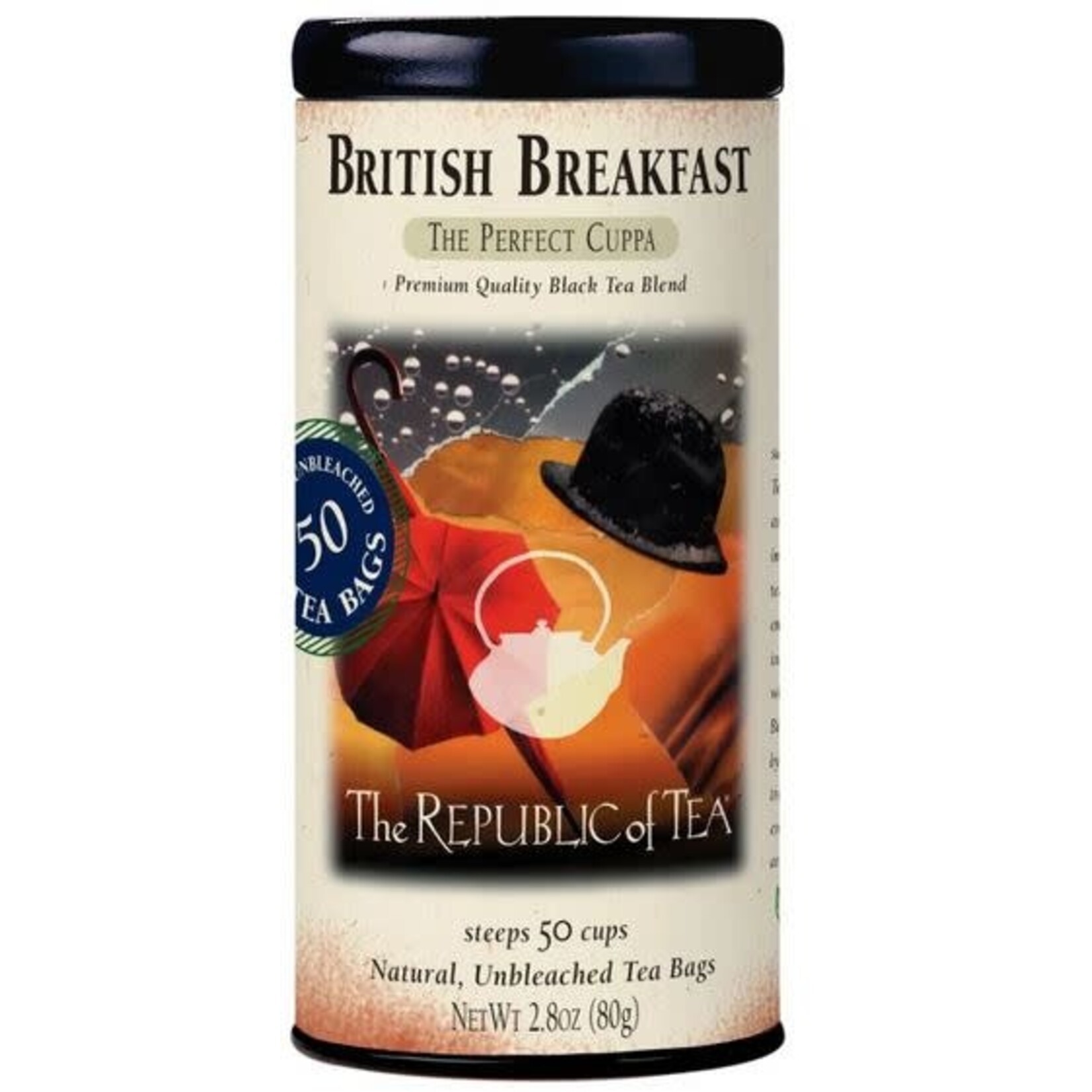 Tea: British Breakfast Black (50 Tea Bags)