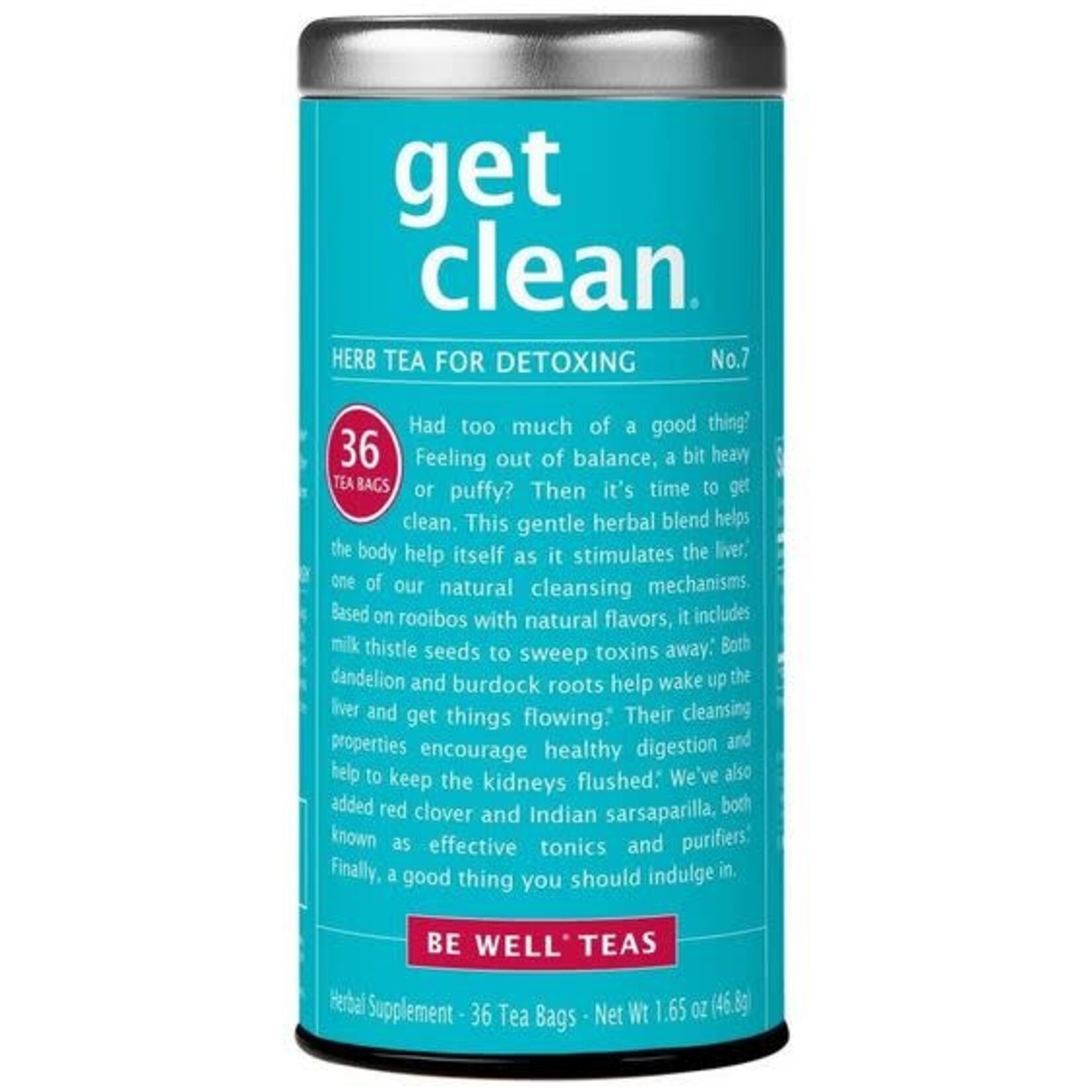 Tea: get clean No.7 Red Tea (36 Tea Bags)
