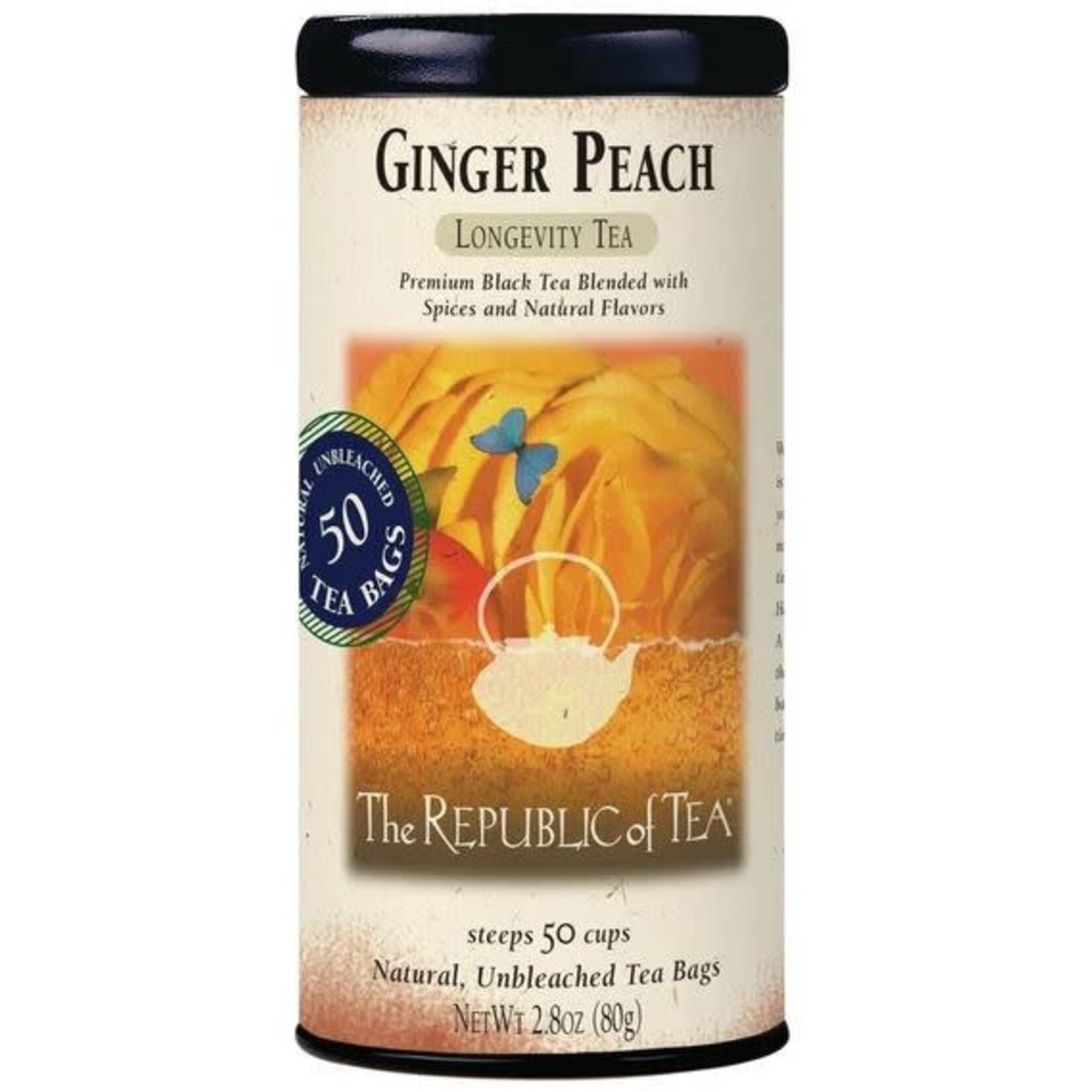 Tea: Ginger Peach Black (50 Tea Bags)