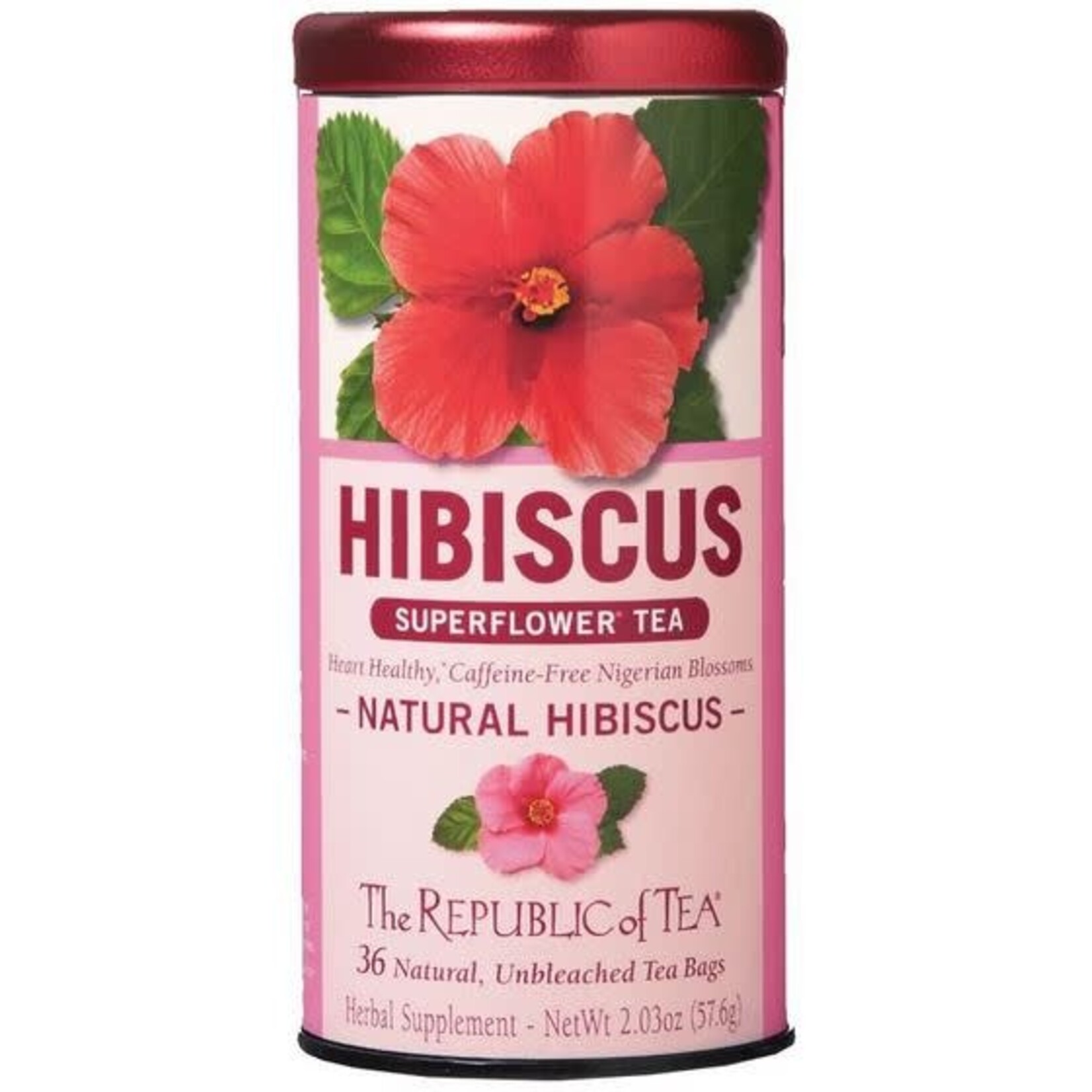 The Republic of Tea Tea: Natural Hibiscus Tea (36 Tea Bags)