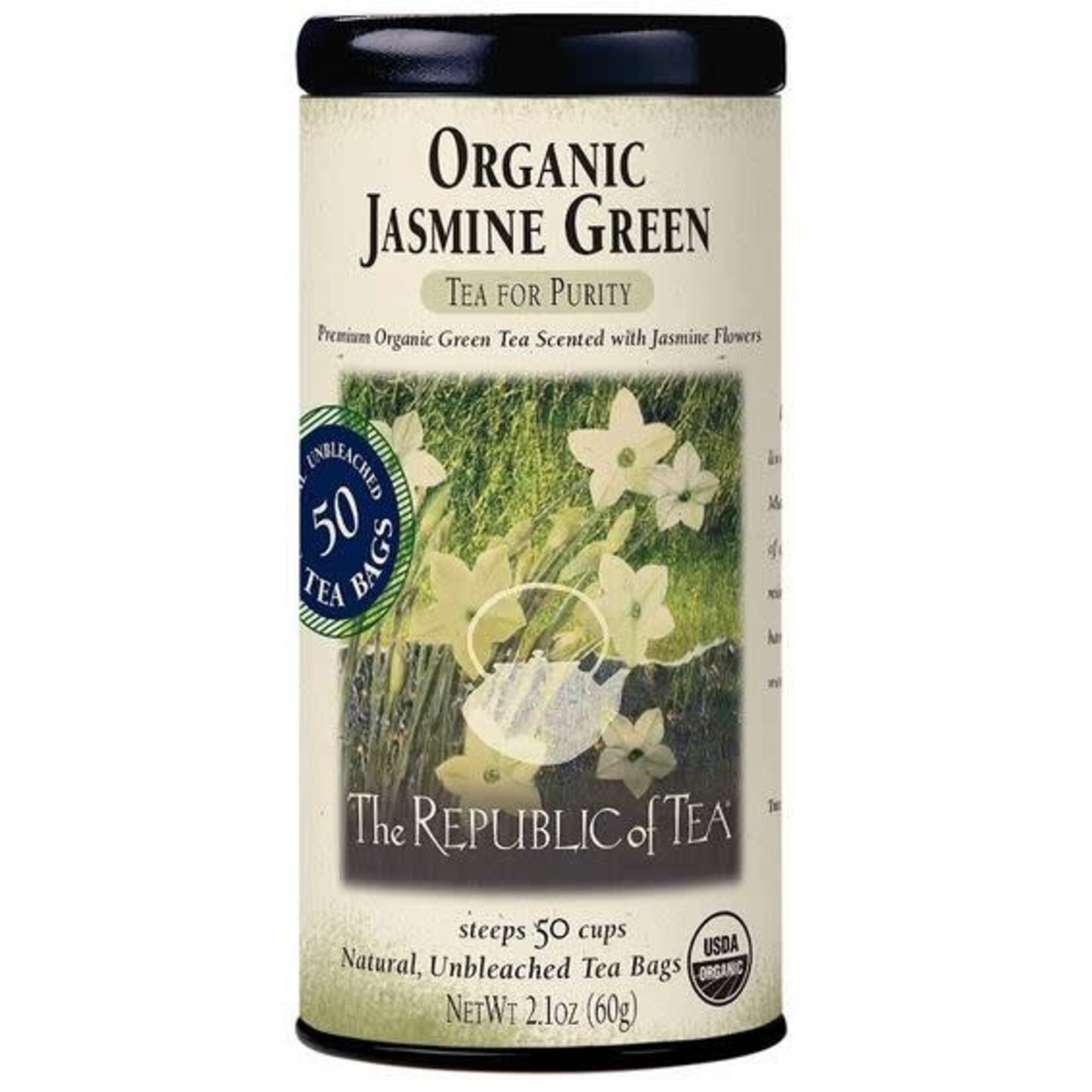 The Republic of Tea Tea: Organic Jasmine Tea (50 Tea Bags)
