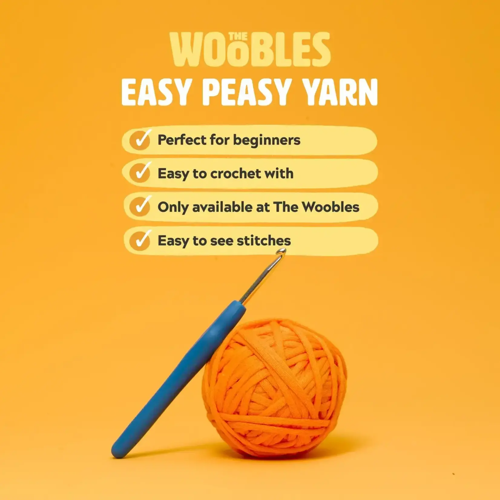 Woobles: Pastel Chick Beginner Crochet Kit