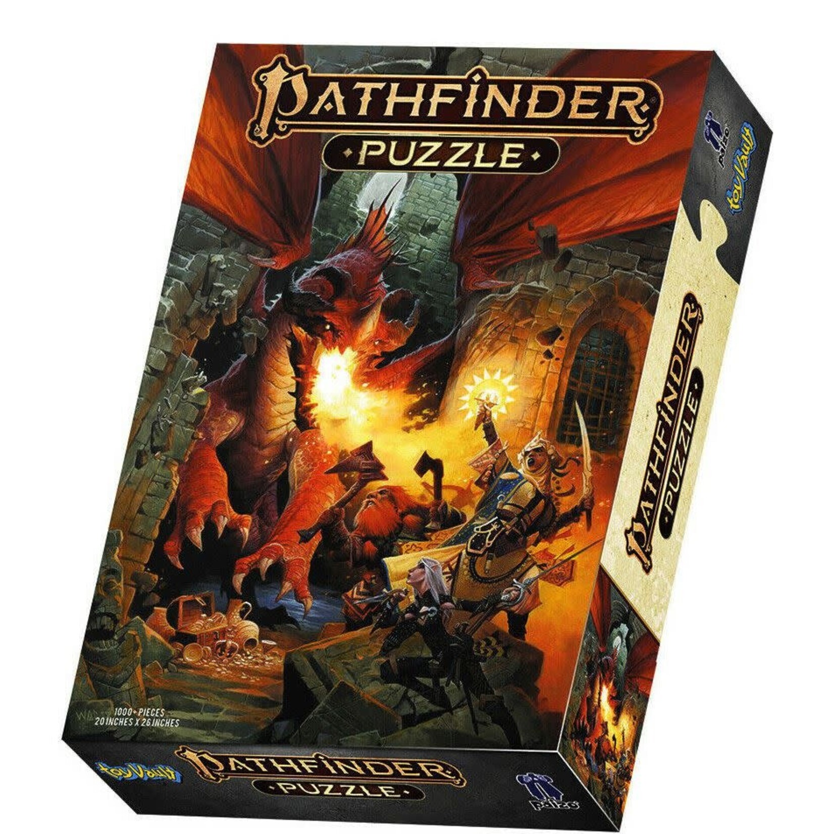 Pathfinder Core Rulebook 1000 Piece Puzzle Dragon Cache Game