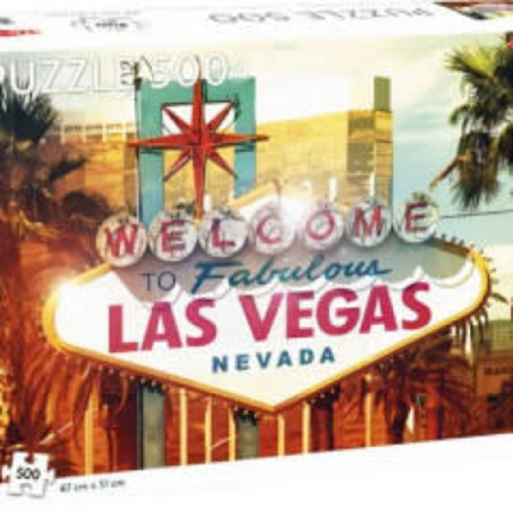 Las Vegas 500 Piece Puzzle Dragon Cache Game