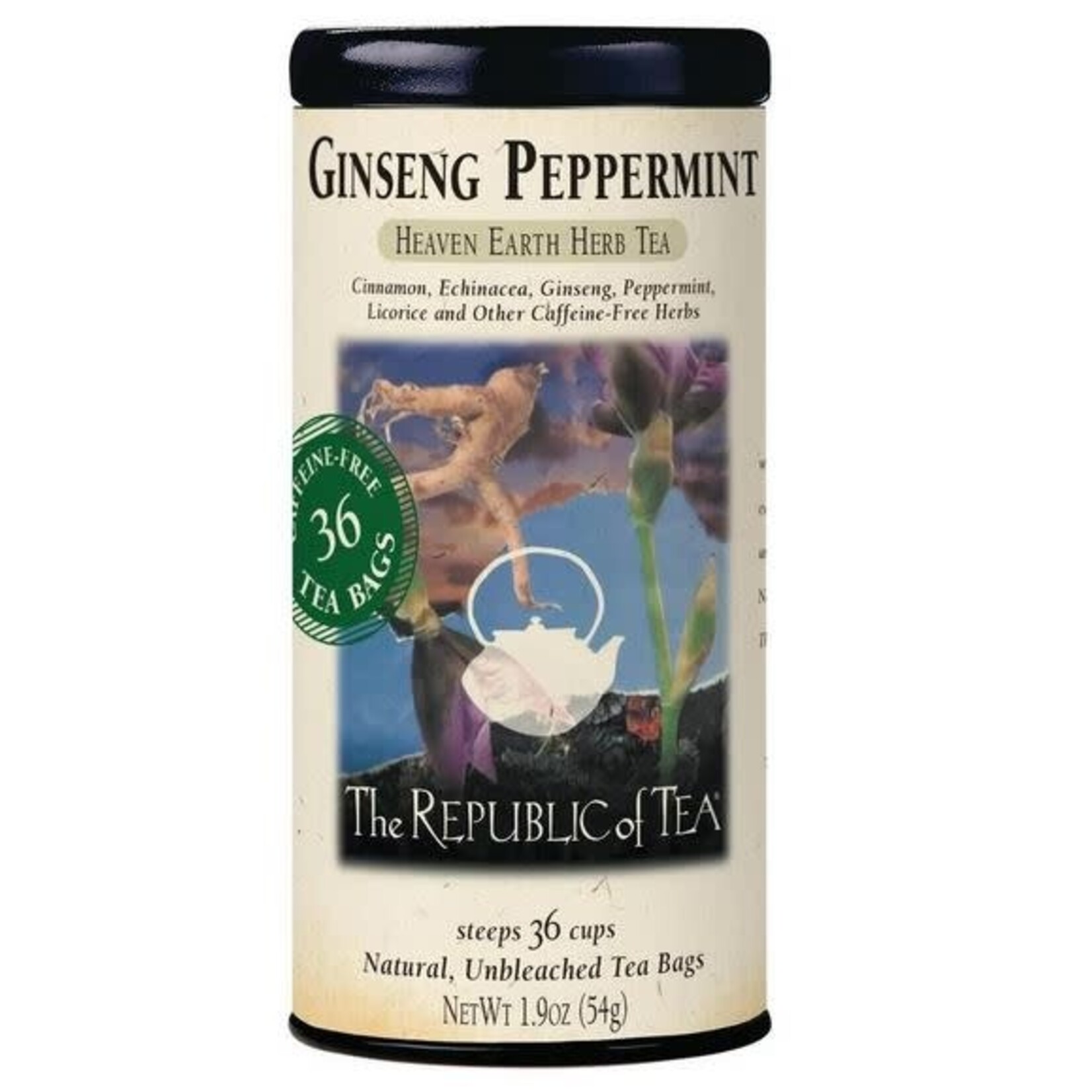 Tea: Ginseng Peppermint Herbal (36 Tea Bags)