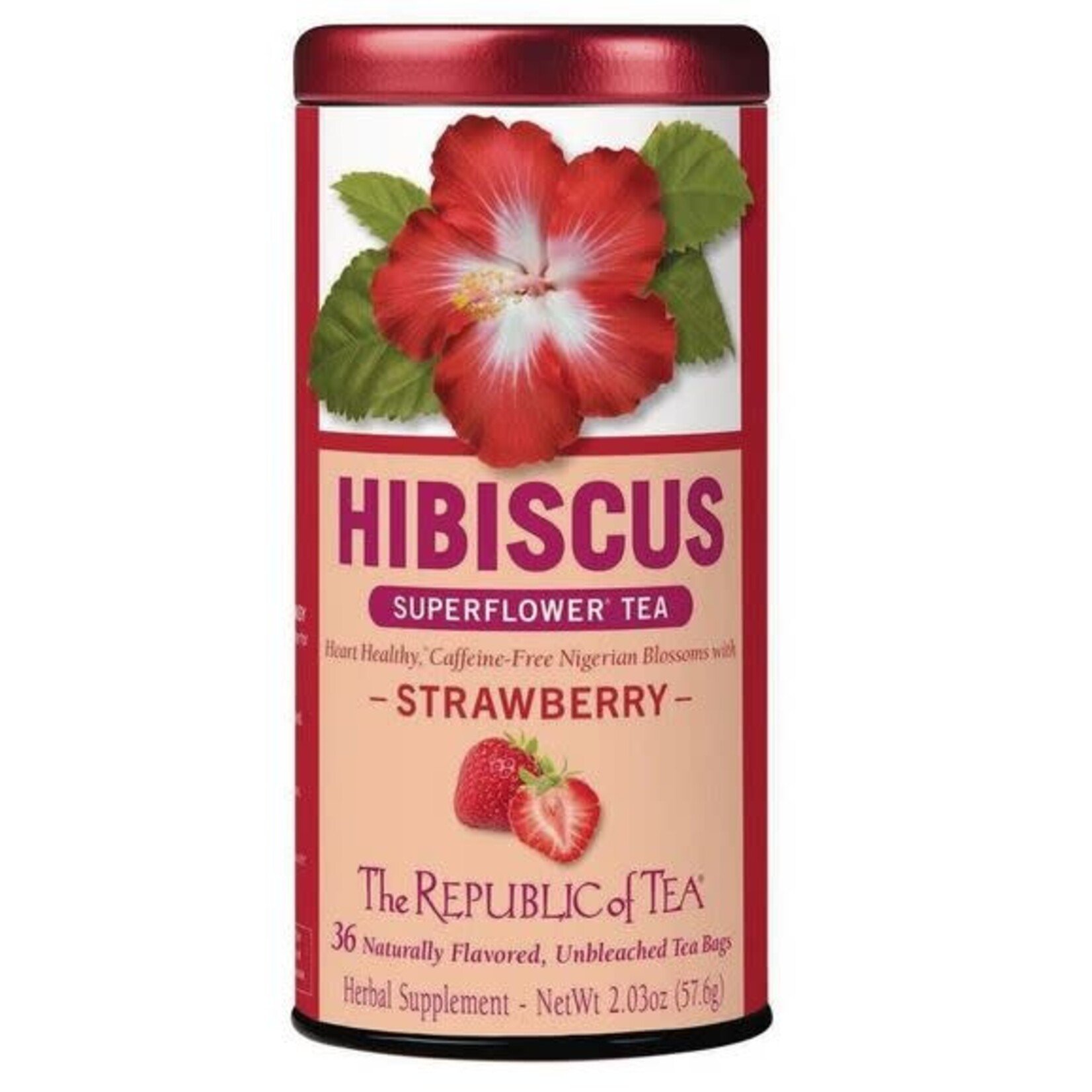 The Republic of Tea Tea: Strawberry Hibiscus (36 Tea Bags)