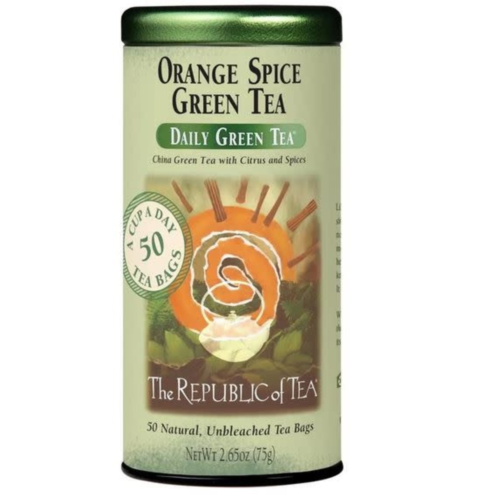 Tea: Orange Spice Green (50 Tea Bags)