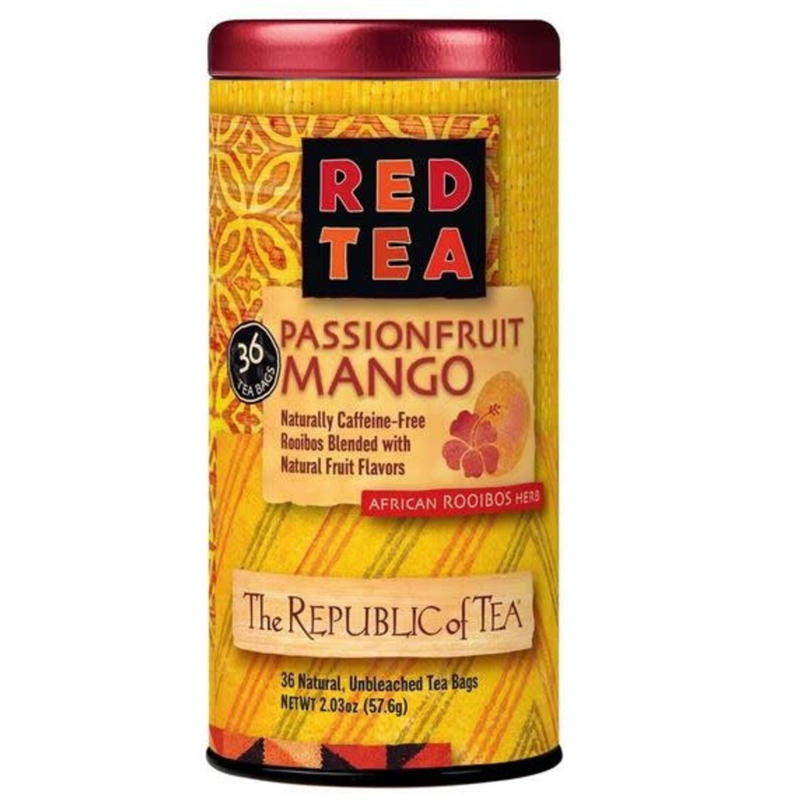 The Republic of Tea Tea: Passionfruit Mango Red Tea (36 Tea Bags)