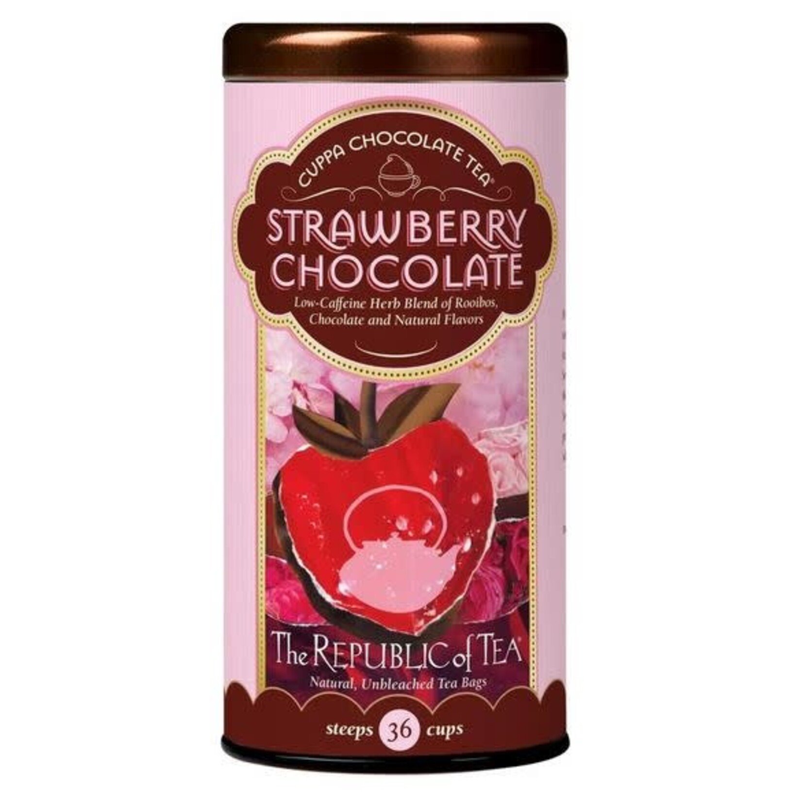 The Republic of Tea Tea: Strawberry Chocolate Red Tea (36 Tea Bags)