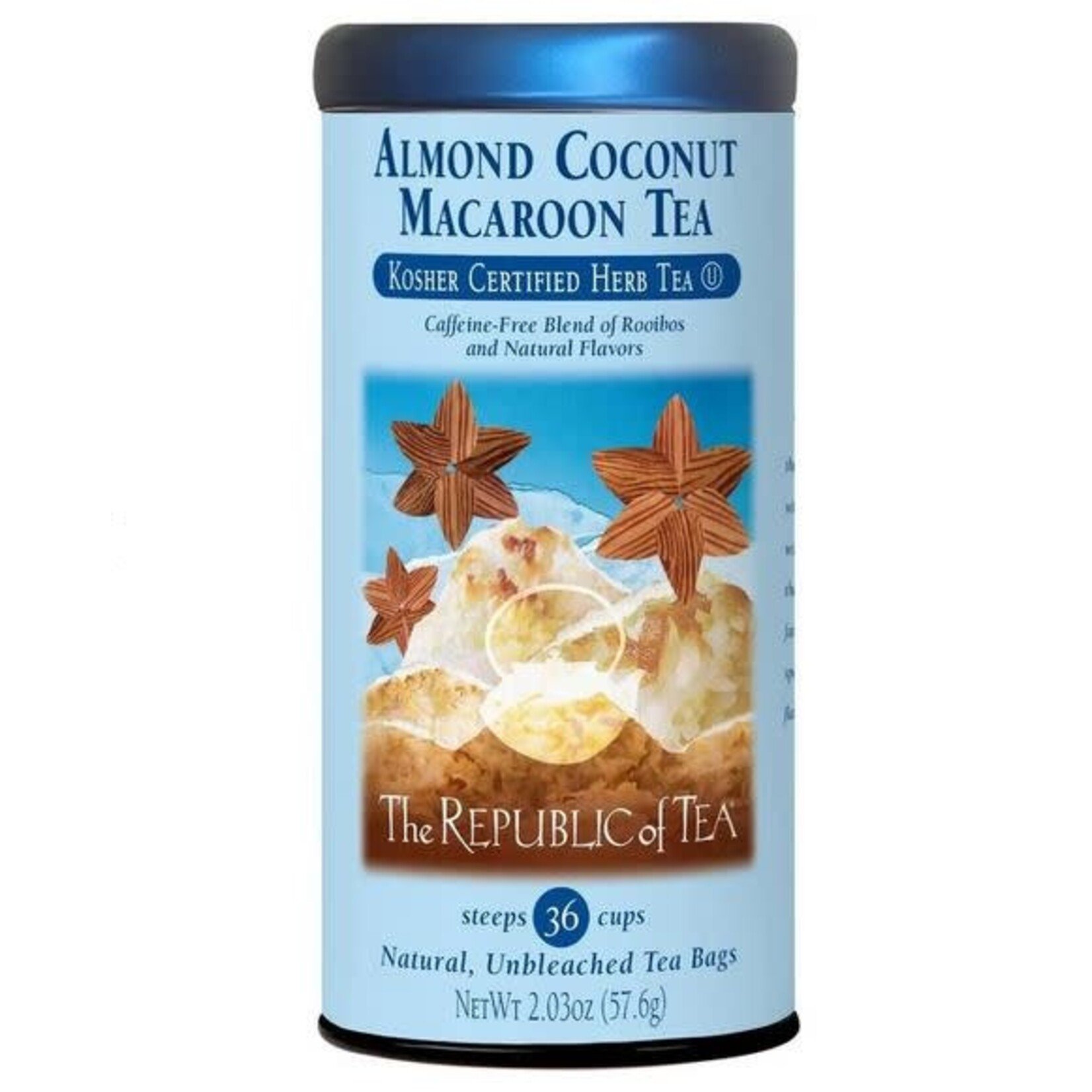 The Republic of Tea Tea: Almond Coconut Macaroon Red Tea (36 Tea Bags)