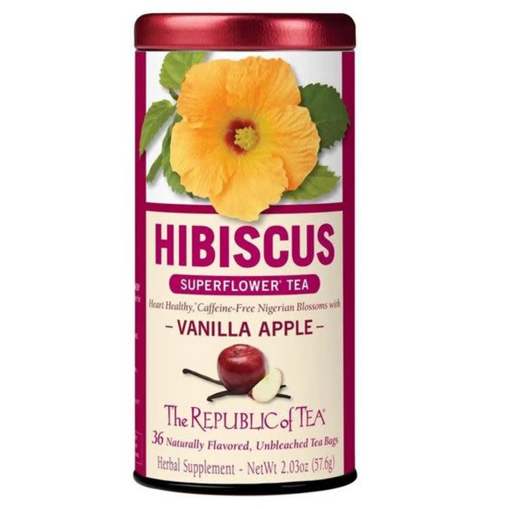 Tea: Vanilla Apple Hibiscus Tea (36 Tea Bags)