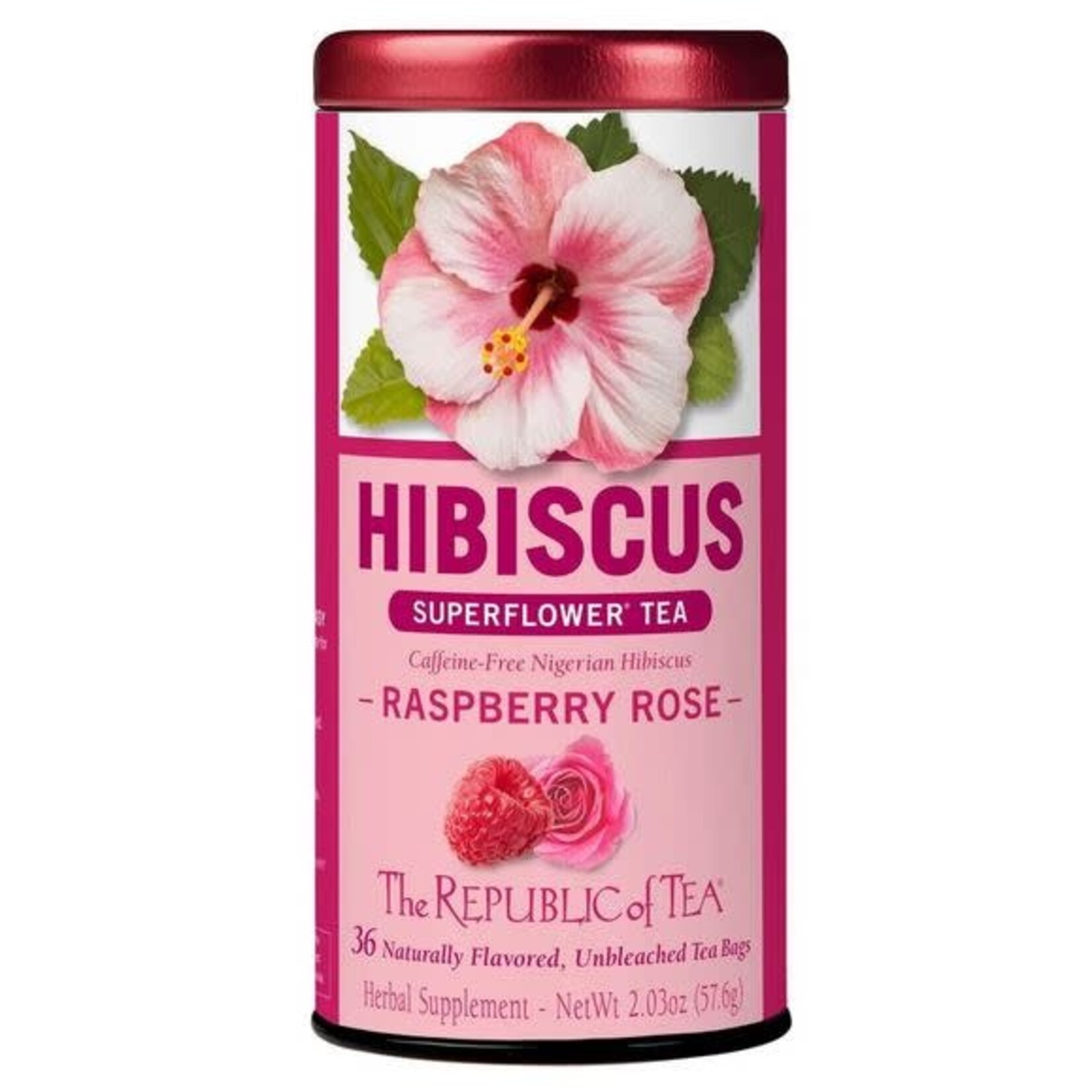 Tea: Raspberry Rose Hibiscus (36 Tea Bags)