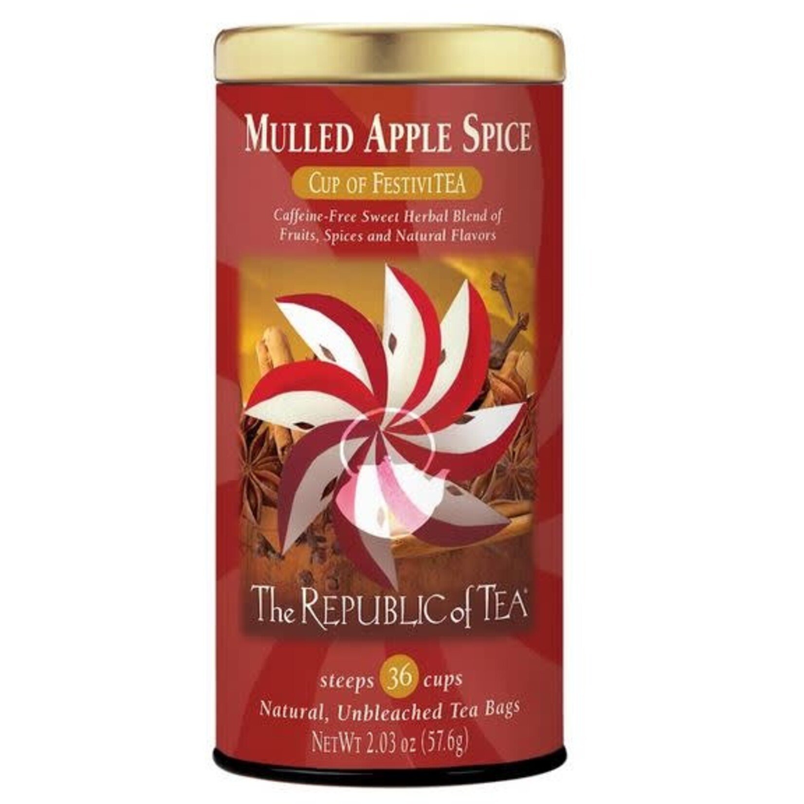 The Republic of Tea Tea: Mulled Apple Spice Tea (36 Tea Bags)