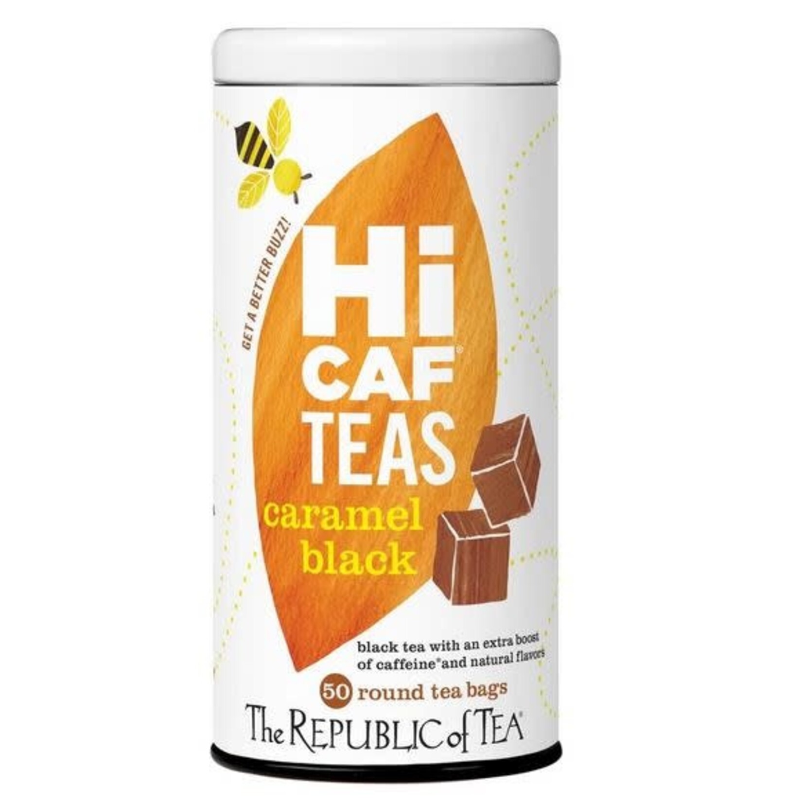 The Republic of Tea Tea: Hi Caf Caramel Black Tea (50 Tea Bags)