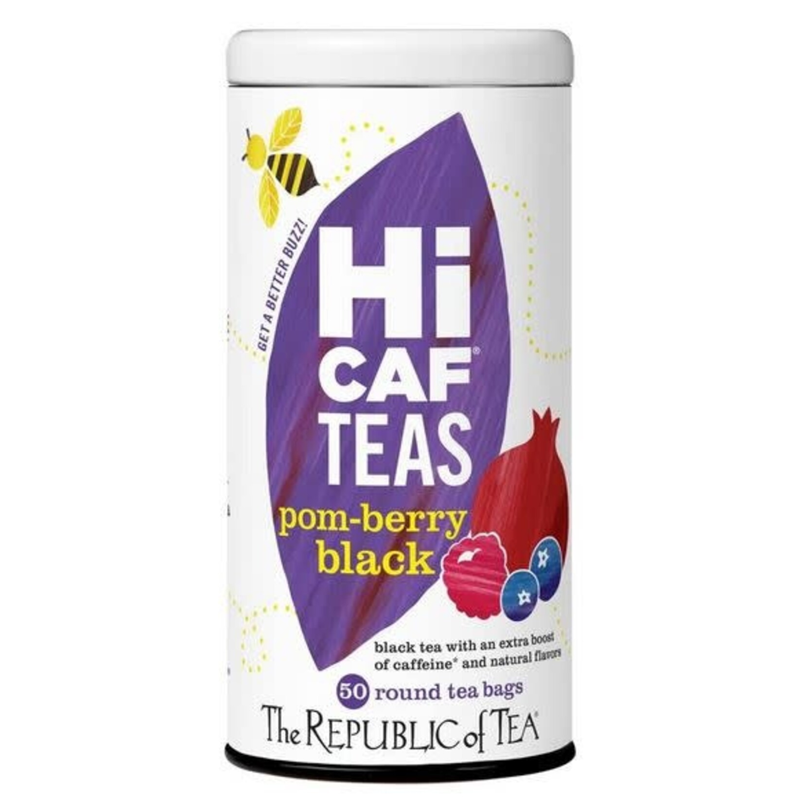 The Republic of Tea Tea: Hi Caf Pom Berry Black Tea (50 Tea Bags)