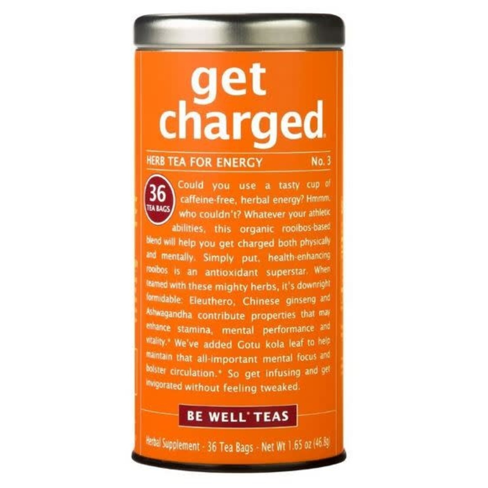 Tea: get charged No.3 Red Tea (36 Tea Bags)