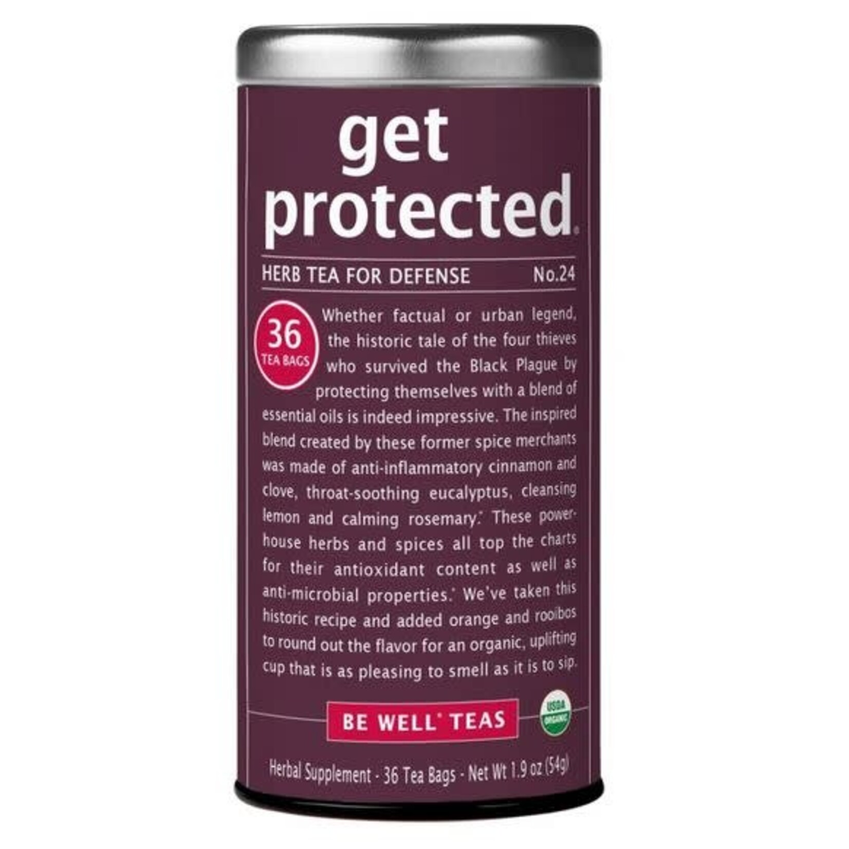 Tea: get protected Herbal Tea (36 Tea Bags)