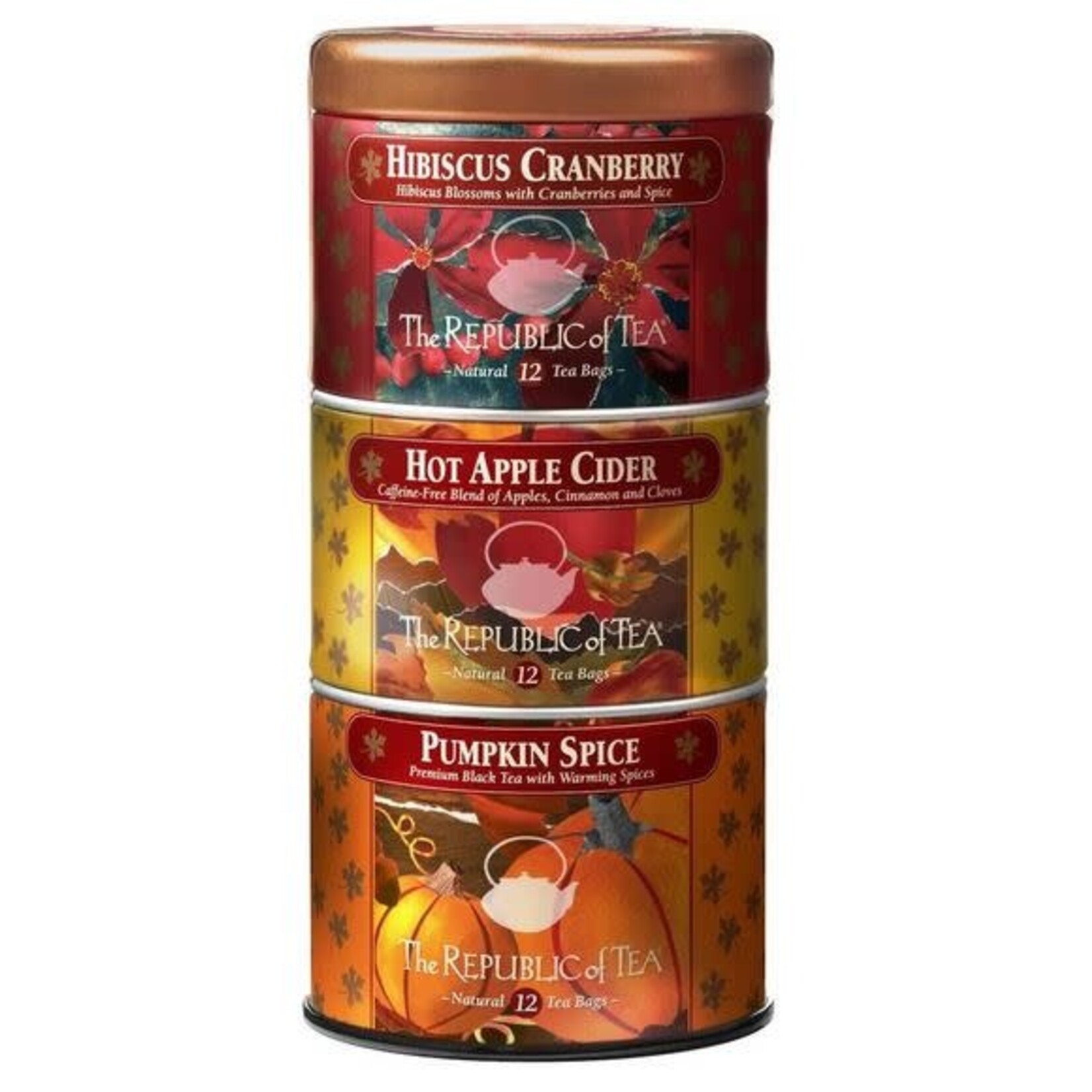 Tea: Harvest Holiday Stackable Tin (36 Tea Bags)