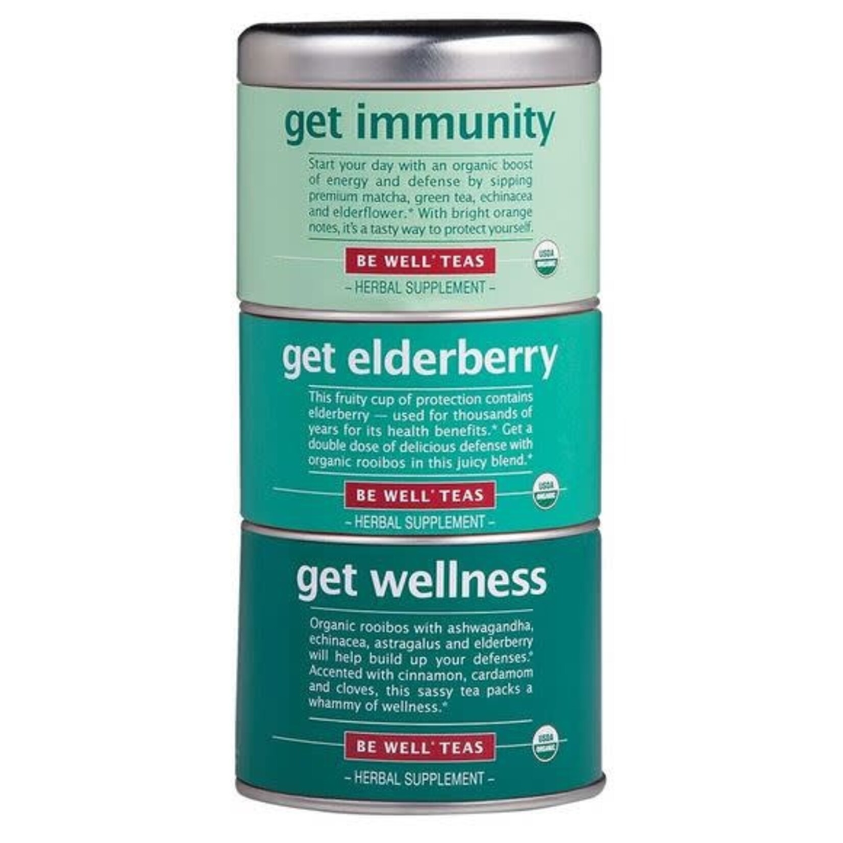 Tea: Wellness Stackable Tin (42 Tea Bags)